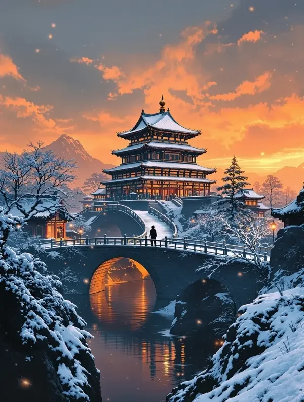 《长安雪落时》海报封面
